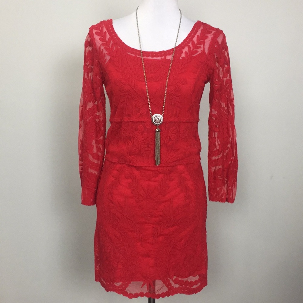 Express Lace Shift Dress
